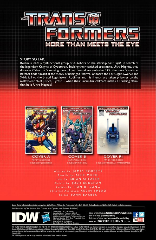 Transformers More Than Meets The Eye 19 Comic Book Preview   The Legendary STAR SABER Image  (2 of 9)